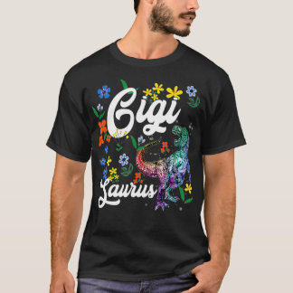 Camiseta Gigisaurus Gigi Dinossaur TRe Flower