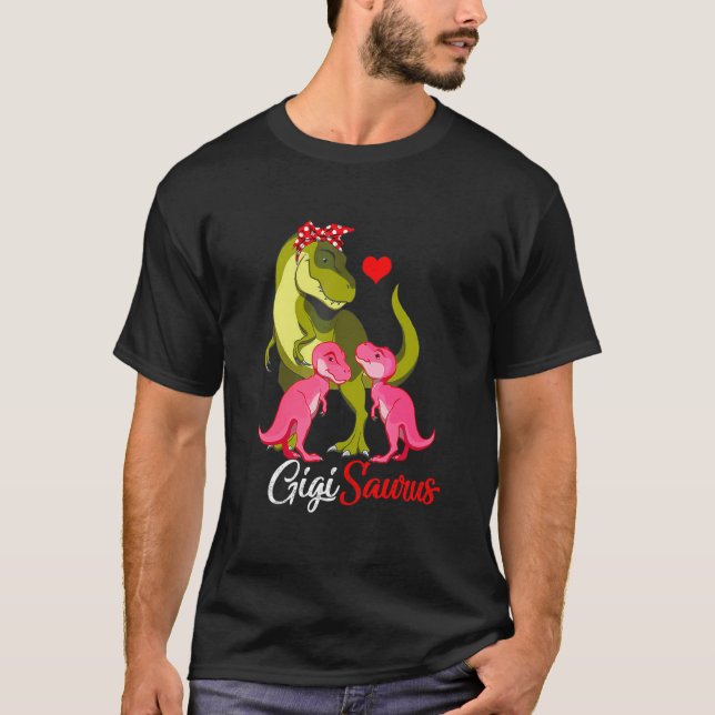 Camiseta Gigisaurus Rex Gigi Saurus Dinosaur (Frente)
