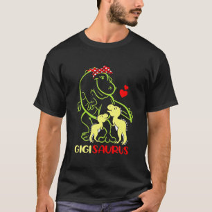 Camiseta Gigisaurus T Rex Dinosaur Gigi Saurus Familiares