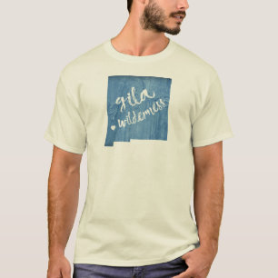 Camiseta Gila Wilderness Novo México Madeira Grain