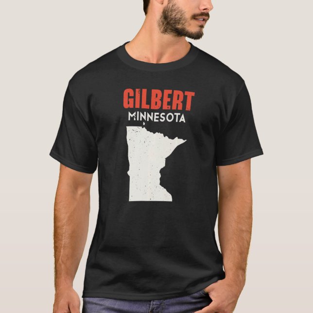 Camiseta Gilbert Minnesota EUA State America Viagem Minneso (Frente)