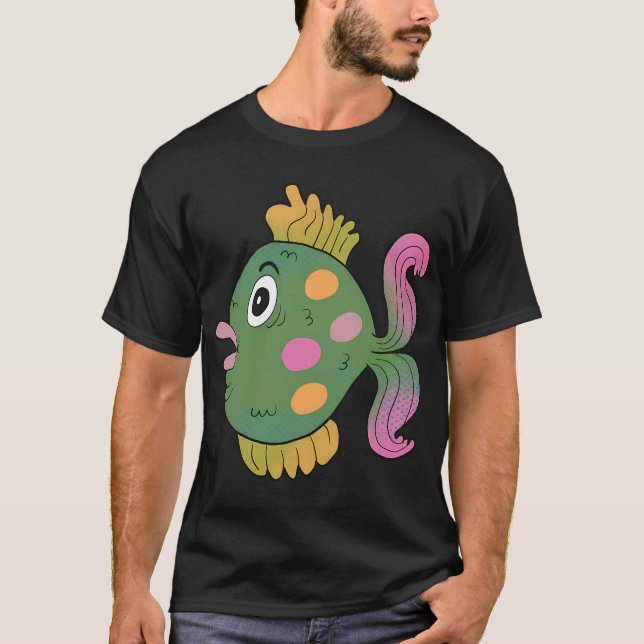Camiseta Gilbert o Peixe Tropical (Frente)