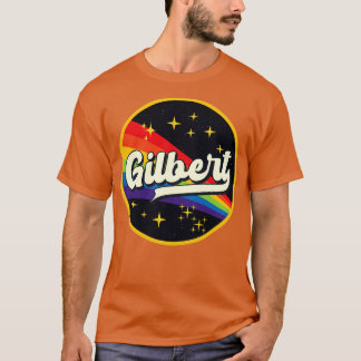 Camiseta Gilbert Rainbow No Estilo Vintage Espacial