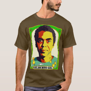 Camiseta Gilberto Gil Retro Original Fan Art Design