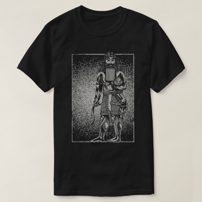 Camiseta Gilgamesh - Antigos Deity Sumerian Anunnaki Giants (Frente do Design)