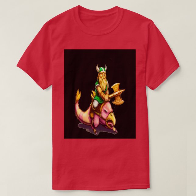 Camiseta Gilius Thunderhead Ouro Ax Gráfico 1 (Frente do Design)