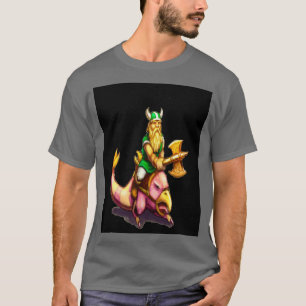 Camiseta Gilius Thunderhead Ouro Ax Gráfico 10