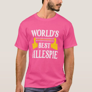 Camiseta Gillespie Surname Family Sobrenome Melhor Gi do Mu