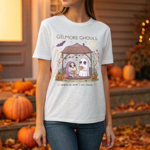 Camiseta Gilmore Ghouls - Cute Ghost Halloween