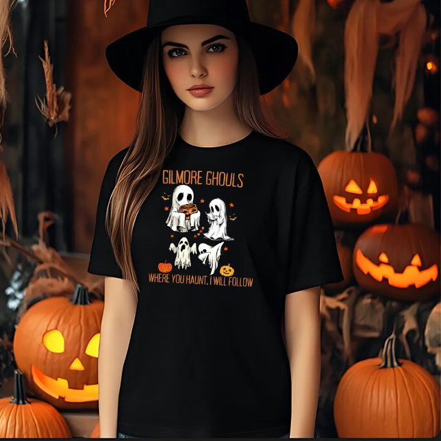 Camiseta Gilmore Ghouls, Onde Você Aspira Eu Vou Seguir (Criador carregado)