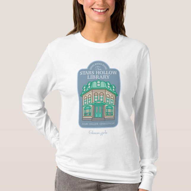 Camiseta Gilmore Girls | Biblioteca Hollow de Estrelas (Frente)