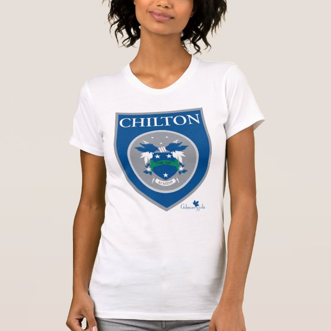 Camiseta Gilmore Girls | Crachá da Academia Chilton (Frente)