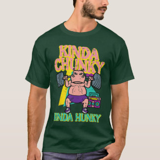 Camiseta Gim Kindy Chunky Hunky Hipopótamo Engraçado Treino