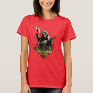 Camiseta GIMLI™ Com Colagem De Vetor Ax