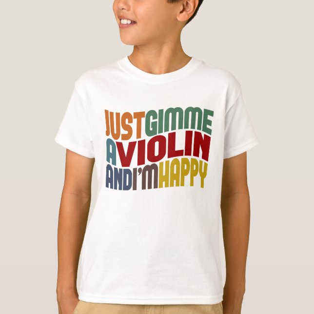Camiseta Gimme A Violin (Frente)