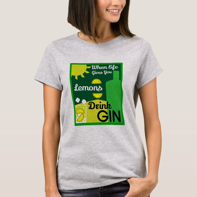 Camiseta Gin Drinkers | Love Gin | Casa Decor | BARES (Frente)