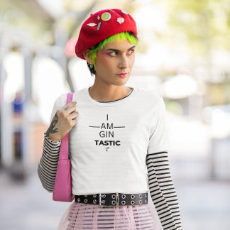 Camiseta Gin Tastic Ladens V Neck T-Shirt