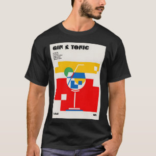 Camiseta Gin & Tonic Cocktail Art