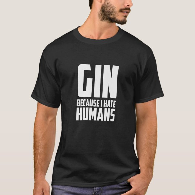 Camiseta Gin Tonic Long Drink Gin Drinker Cocktail Gin e (Frente)