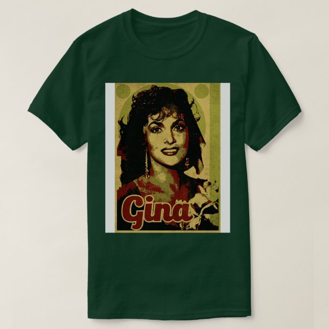 Camiseta Gina Vintage Beauty (Frente do Design)