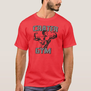 Camiseta Ginásio Crater Vermelho Vintage