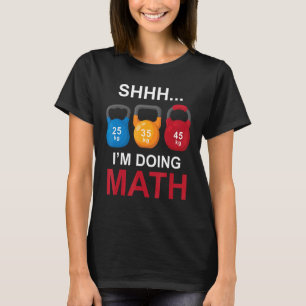 Camiseta ginásio de carroceria Eu faço matemática 2