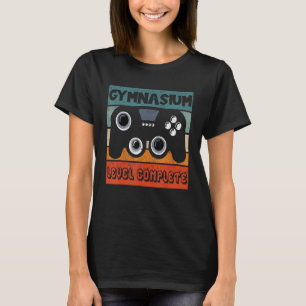 Camiseta ginásio de nível completo para games na escola