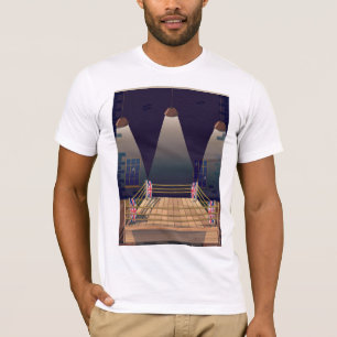 Camiseta Ginásio de ringue de boxe britânico.