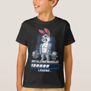 Camiseta Ginásio musculação Instalando Músculos