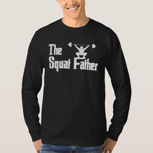 Camiseta Ginásio  O Pai do Agachamento   Treino (Frente)