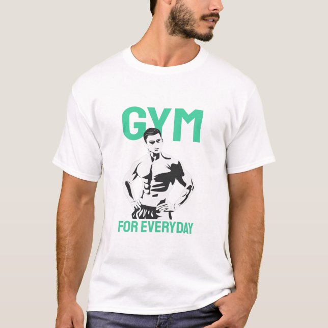 Camiseta Ginásio Para Presente Motivacional de Ginásio Diár (Frente)