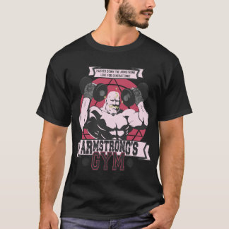 Camiseta Ginásio Strong Arm retrô