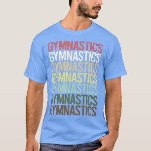 Camiseta ginasta Colorida de Gymnética de Texto