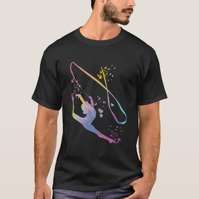 Camiseta ginasta com ginástica rítmica Banda (Frente)