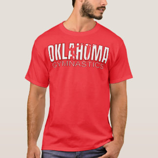 Camiseta ginasta de competição de ginástica de Oklahoma Tum