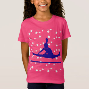 Camiseta Ginasta Estrelas Giratórias