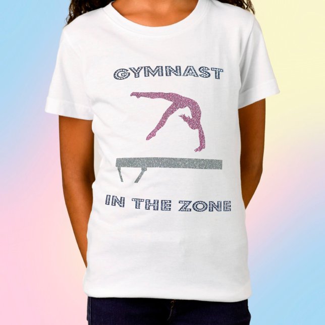 Camiseta ginasta na Zona - Girls Gymnastics T-Shirt (Criador carregado)