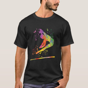 Camiseta Ginasta nas Barras Assimétricas Meninas Ginástica