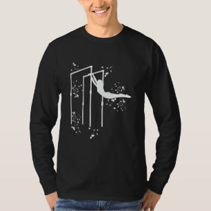 Camiseta Ginasta nas Barras Assimétricas Meninas Ginástica