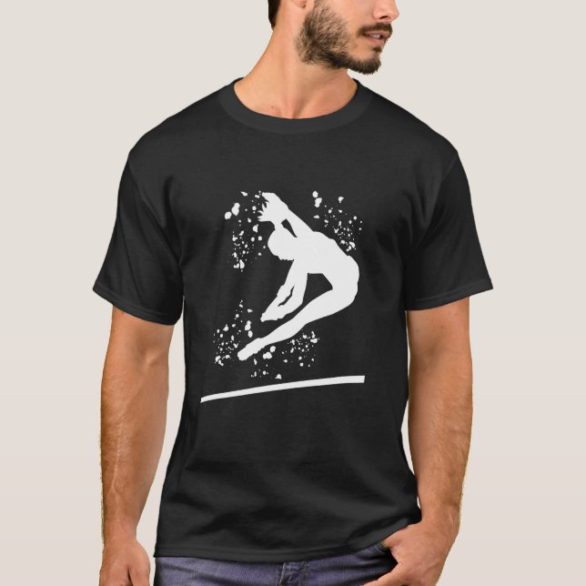 Camiseta Ginasta nas Barras Assimétricas Meninas Ginástica  (Frente)