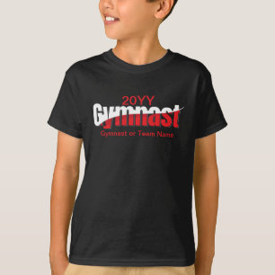 Camiseta Ginástica - Abstrato de ginástica - Arte de Palavr