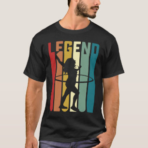 Camiseta Ginástica Acrobática Hooping Retro Hula Perna