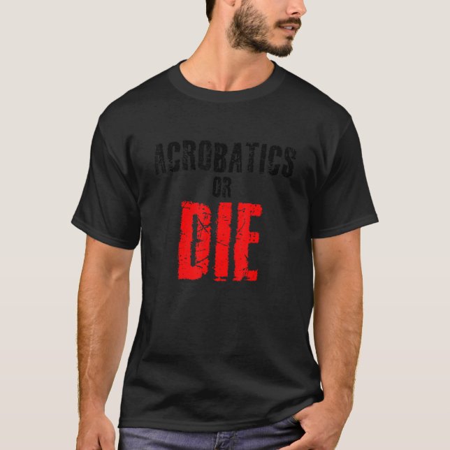 Camiseta ginástica Acrobática Ou Ginástica Gráfica Morta Es (Frente)