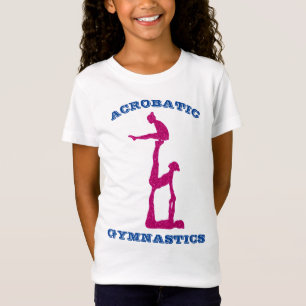 Camiseta Ginástica Acrobática - Raparigas Em Camisa-T