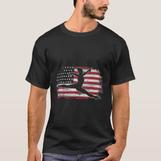 Camiseta Ginástica Americana Bandeira 4 De Julho Gymnast P