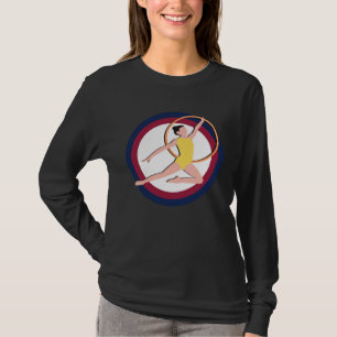 Camiseta Ginástica Artística EUA ginastas olímpicos EUA