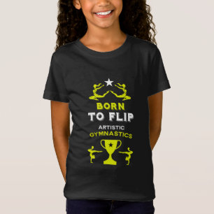Camiseta Ginástica Artística Feminina e para Meninas