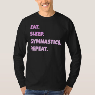 Camiseta Ginástica Comer Desportivo De Sono Repetitivo Para