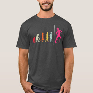 Camiseta ginástica da evolução do ginásio Acrobat
