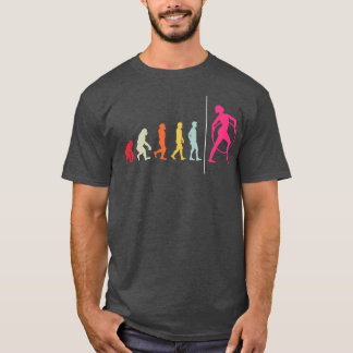 Camiseta ginástica da evolução do ginásio Acrobat